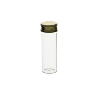 Flacon en verre avec bouchon aluminium