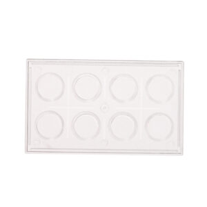 Cuvette à 8 cellules rondes en polystyrène