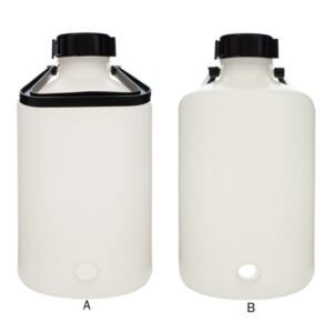 Bidon forme cylindrique en PEHD avec robinet