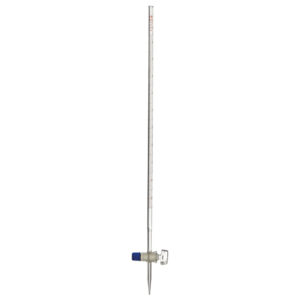 Burette à robinet droit en verre, classe A