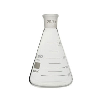 Fiole Erlenmeyer col rodé