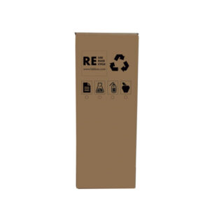 Poubelle de recyclage en carton
