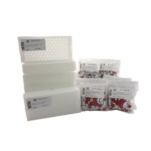 Pack économie : ensemble de 1000 flacons à sertir et 1000 capsules avec septum