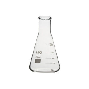 Fiole Erlenmeyer à col étroit, LBG