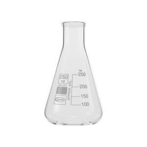Fiole Erlenmeyer à col étroit, GLASSCO