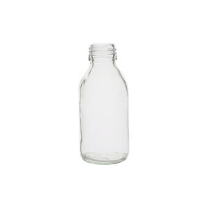 Flacon en verre transparent