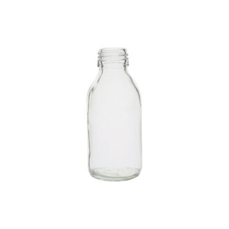 Flacon en verre transparent