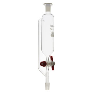 Ampoule de coulée isobare avec clé en PTFE