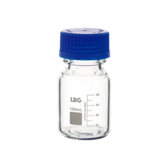 Flacon gradué ISO en verre borosilicaté 3.3