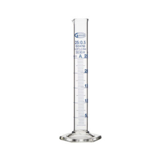 Éprouvette graduée, base hexagonale, classe A, GLASSCO – Image 2