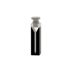 Cuve spectrophotométrique micro avec bouchon en PTFE