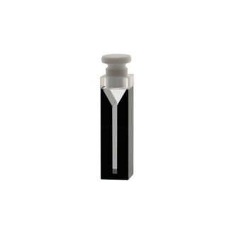Cuve spectrophotométrique micro avec bouchon en PTFE