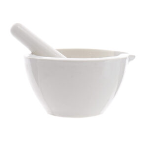 Mortier avec pilon en porcelaine Premium Line