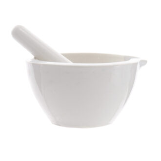 Mortier avec pilon en porcelaine Premium Line