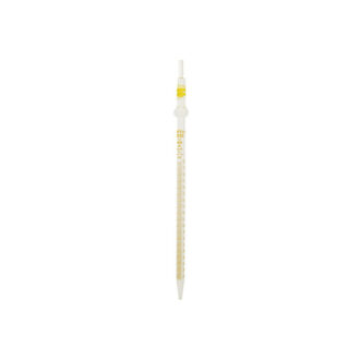 Pipette graduée en verre classe A avec zéro à la pointe Premium Line