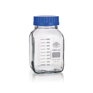 Flacon gradué ISO en verre borosilicaté 3.3