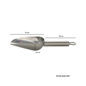 Pelle en acier inoxydable, pour poudre