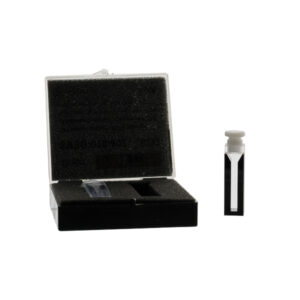 Cuve spectrophotométrique semi-micro avec bouchon en PTFE