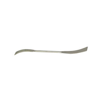 Spatule double aux extrémités courbées