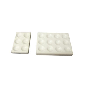 Plaque de coloration en porcelaine