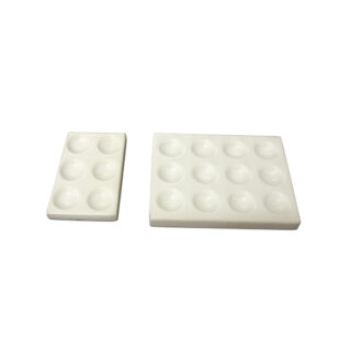 Plaque de coloration en porcelaine