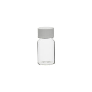 Fiole en verre transparent pour échantillon