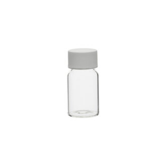 Fiole en verre transparent pour échantillon