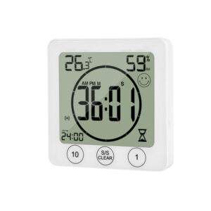 Termo-higrómetro digital para interiores con temporizador KT-9