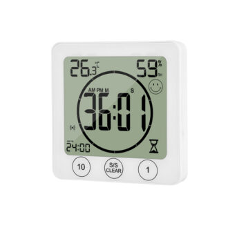 Termo-higrómetro digital para interiores con temporizador KT-9