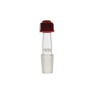 Raccord pour thermomètre, en verre