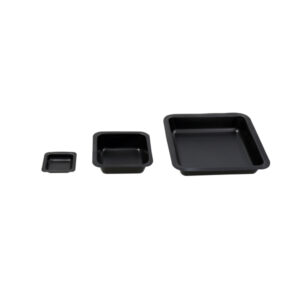 Nacelle de pesée en polystyrène, noire