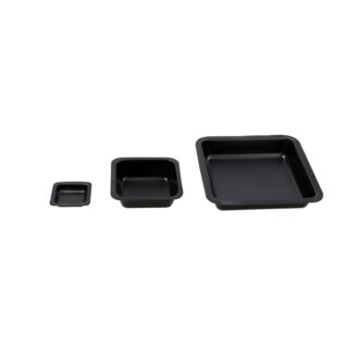 Nacelle de pesée en polystyrène, noire