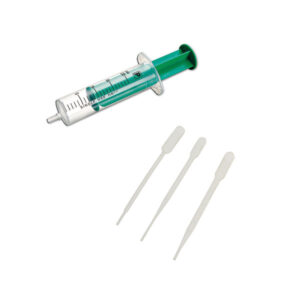 Pipettes Pasteur et seringues jetables
