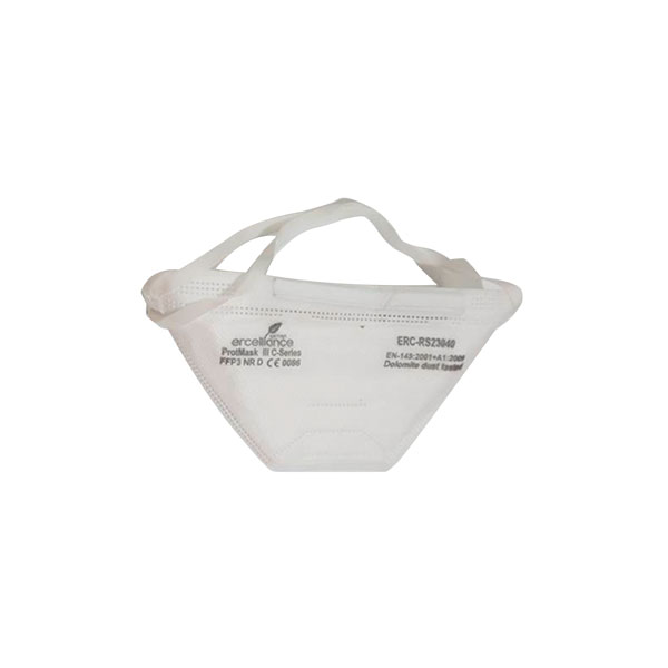 Masque respiratoire jetable, niveau FFP3